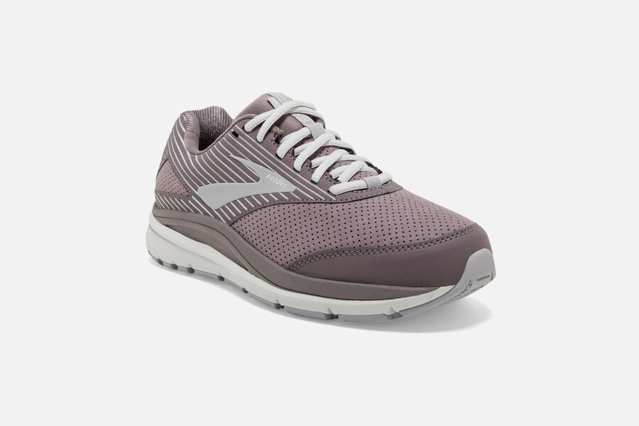 Brooks Addiction Walker Suede Loopschoenen Dames - Donkergrijs - 816709UDE